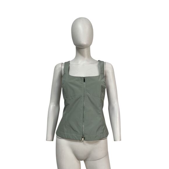 Amanda Uprichard Green Polyester Violet Top Size M - Picture 2 of 5